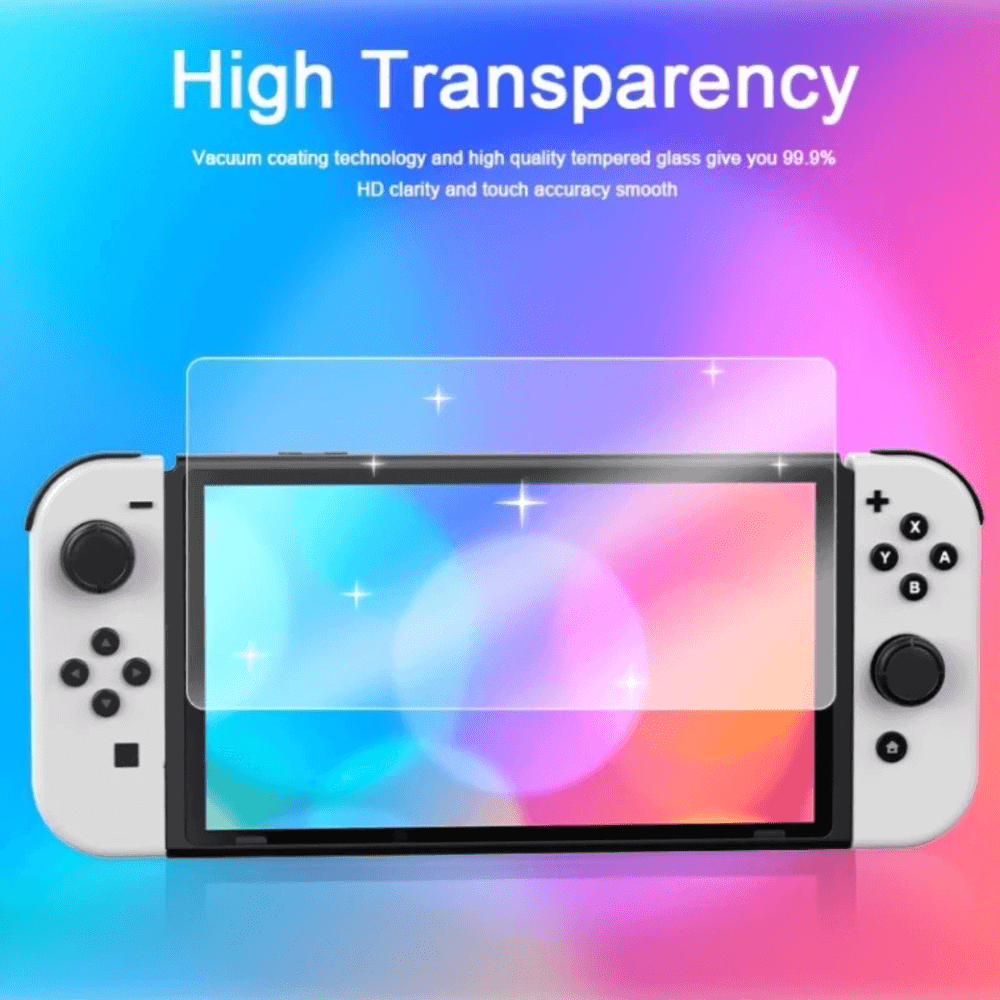 ฟิล์มกระจกนิรภัยกันรอยนิ้วมือ DOBE TNS-1156 สำหรับ NINTENDO SWITCH OLED